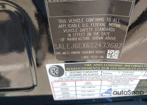 2025 Land Rover Defender 90 P300 S from USA, damaged, VIN SALEJ6EX6S2433687